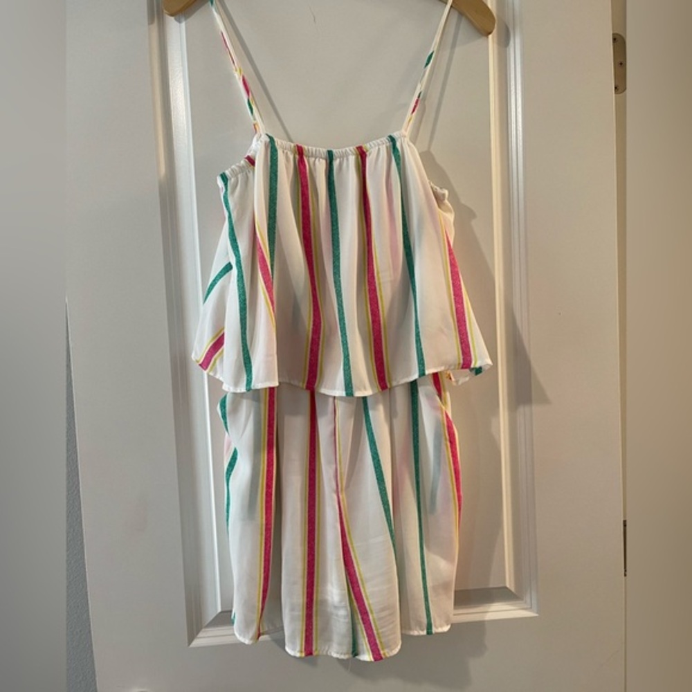 Striped romper